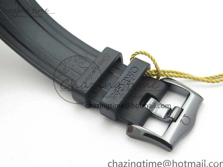 0130 Seamaster Diver 300M Real Ceramic Case VSF 1:1 Best Edition on Black Rubber Strap A8806 (Free Nato) SunProtective 7935